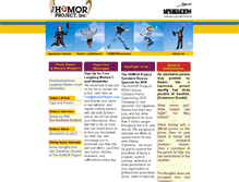 Tablet Screenshot of humorproject.com